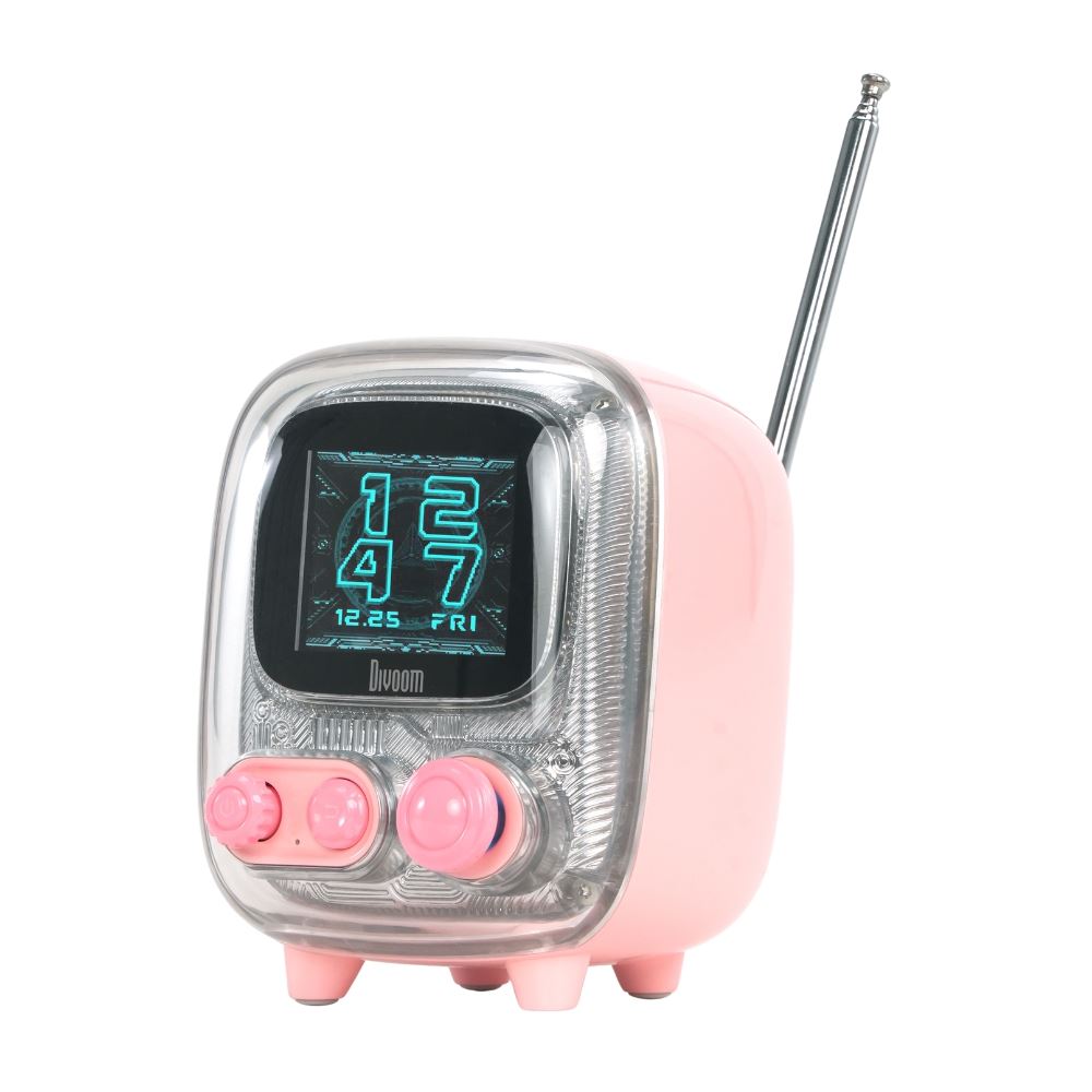 Loa Bluetooth Divoom Tiivoo-2 Pink Màu Hồng