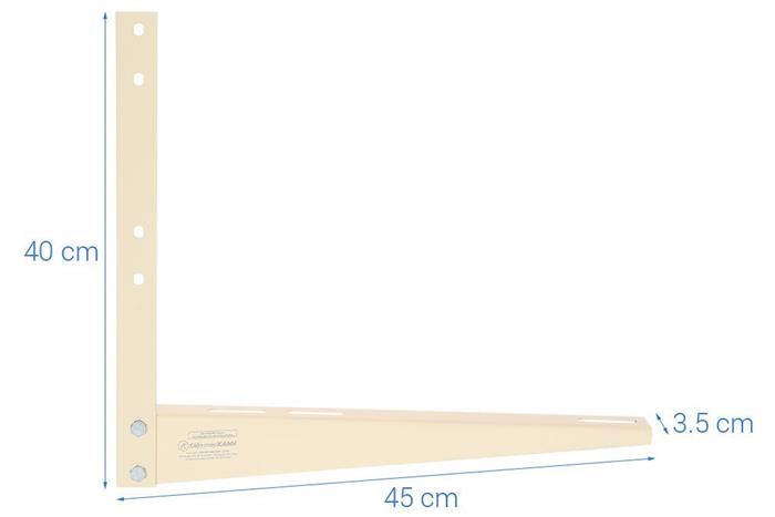 Cặp eke Điện Máy Xanh sắt sơn tĩnh điện 4.5 cm