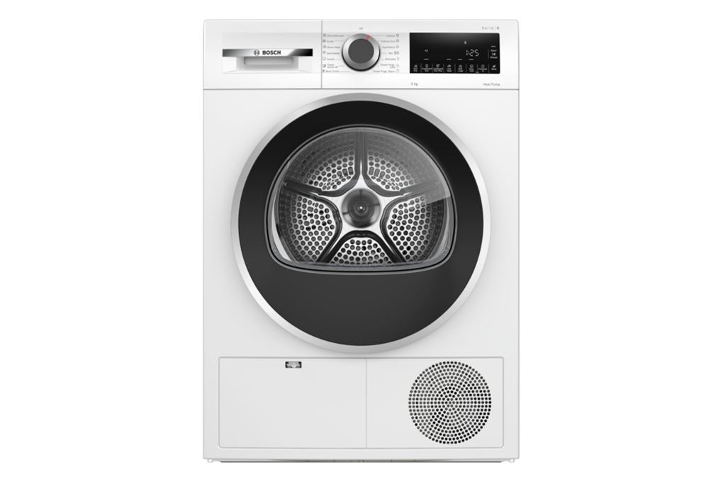 Máy sấy bơm nhiệt Bosch 9 kg WQG24200SG Màu Trắng