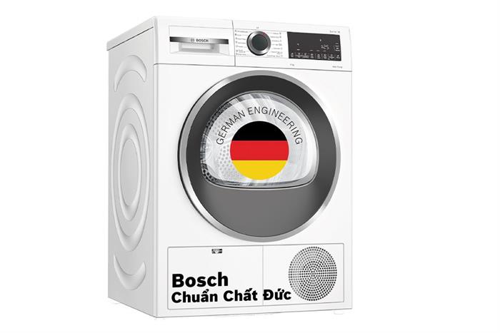 Máy sấy bơm nhiệt Bosch 9 kg WQG24200SG Màu Trắng