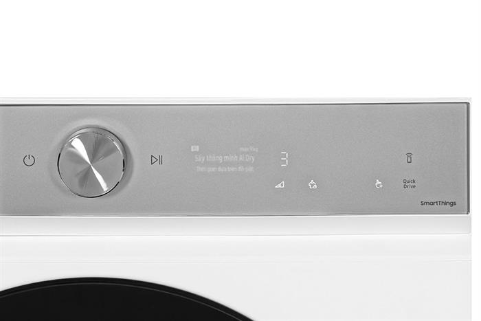 Máy sấy bơm nhiệt Samsung Bespoke AI 9 kg DV90BB9440GH/SV Màu Trắng - Bạc