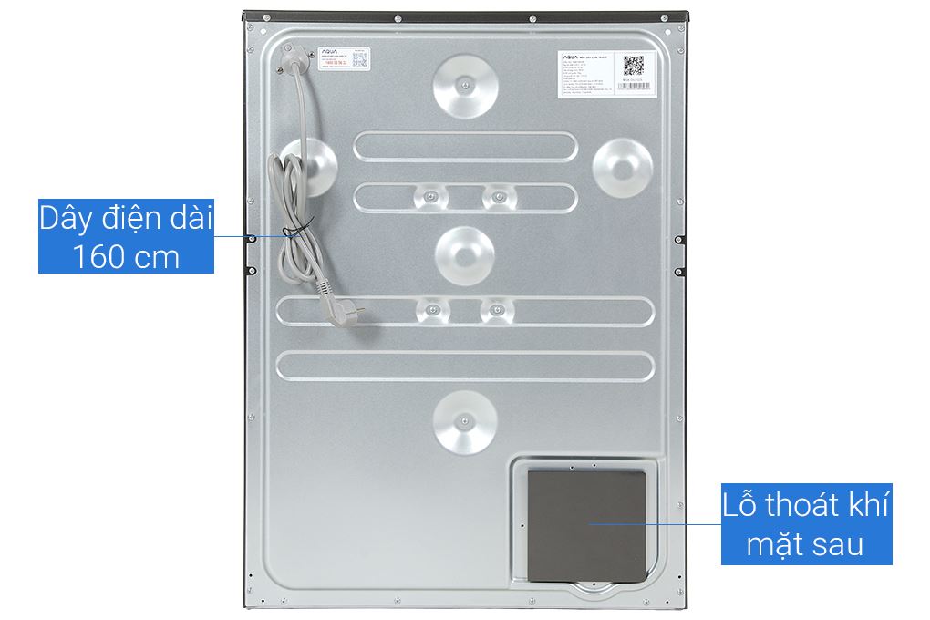 Máy sấy thông hơi Aqua 9 kg AQH-V901K PS Màu Đen