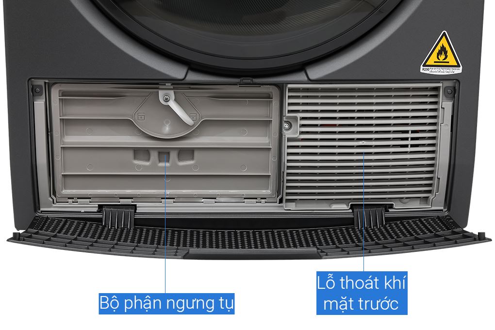 Máy sấy bơm nhiệt Electrolux UltimateCare 8 kg EDH803J5SC Màu Đen - Xám