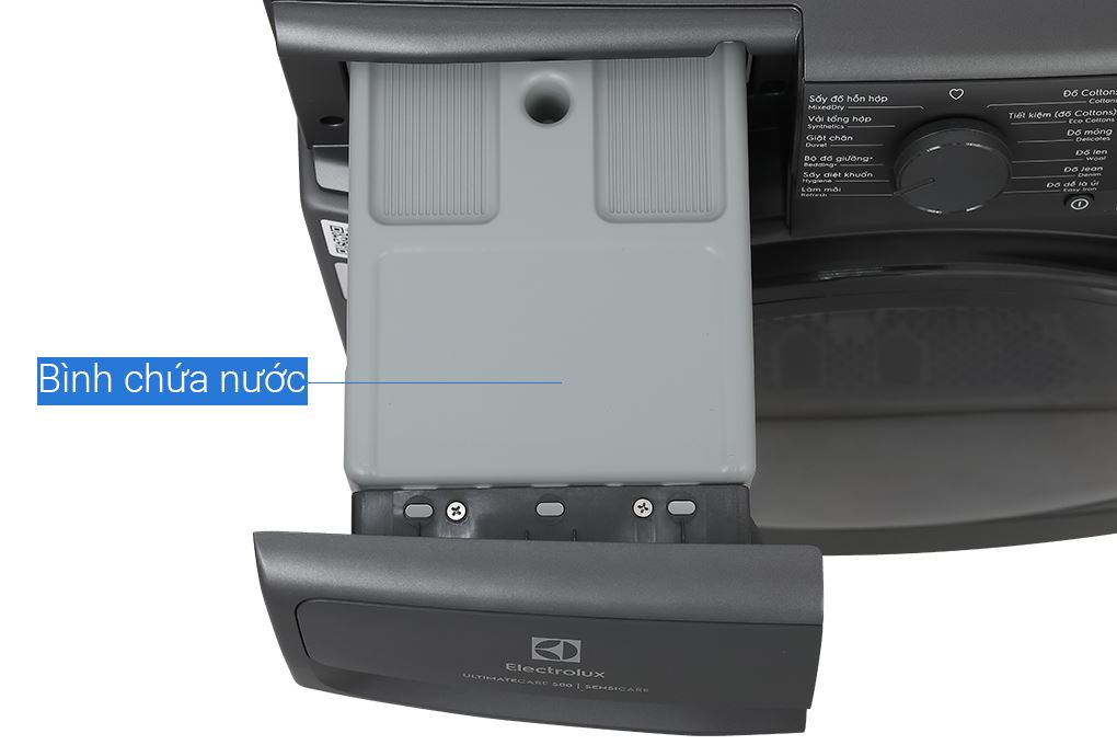 Máy sấy bơm nhiệt Electrolux UltimateCare 8 kg EDH803J5SC Màu Đen - Xám