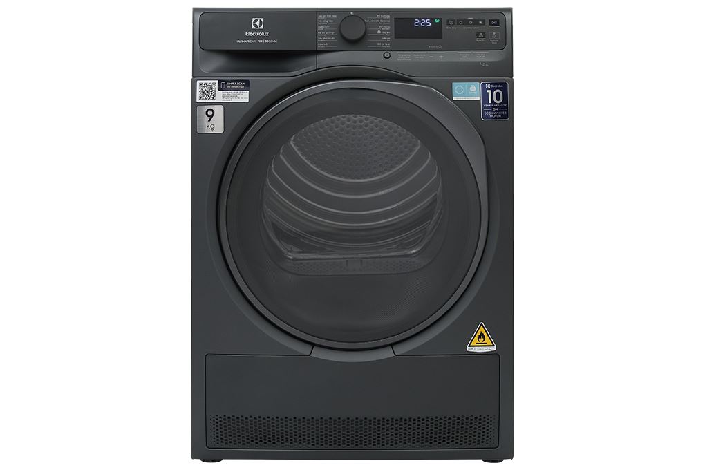 Máy sấy bơm nhiệt Electrolux UltimateCare 9 kg EDH903R7SC Màu Đen - Xám