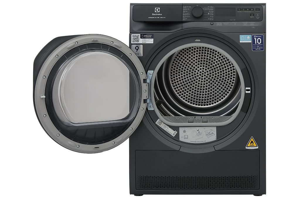 Máy sấy bơm nhiệt Electrolux UltimateCare 9 kg EDH903R7SC Màu Đen - Xám