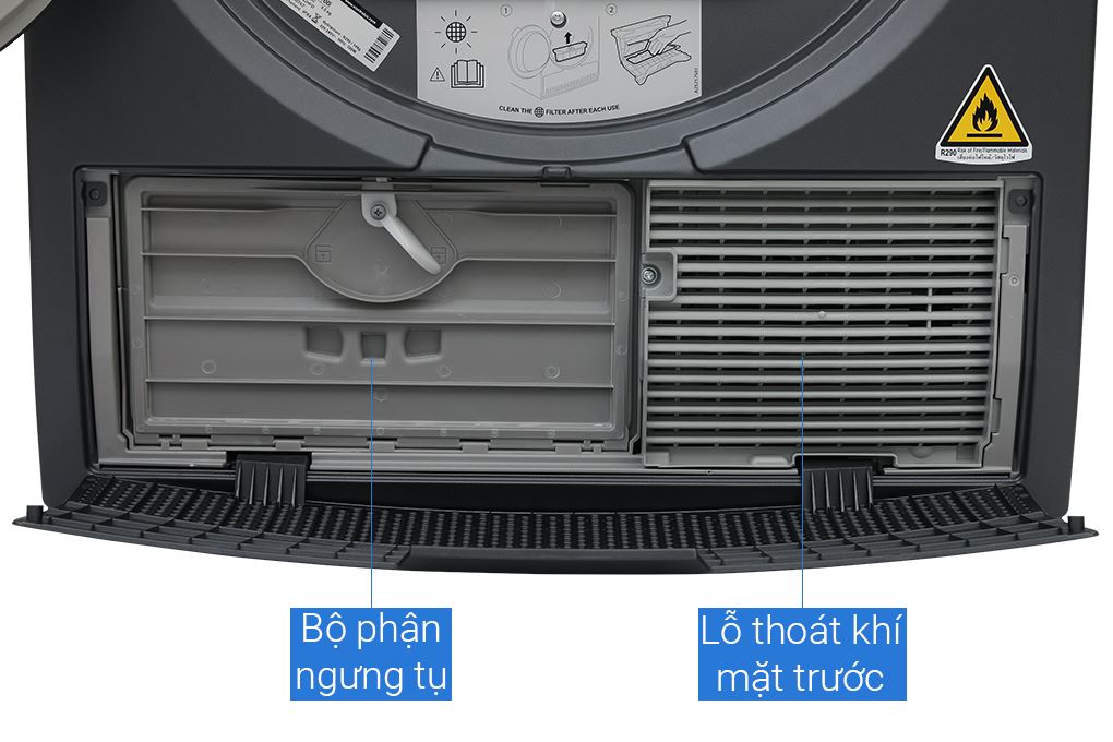 Máy sấy bơm nhiệt Electrolux UltimateCare 9 kg EDH903R7SC Màu Đen - Xám