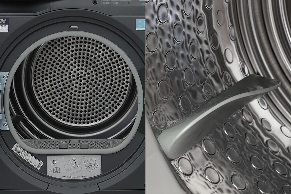 Máy sấy bơm nhiệt Electrolux UltimateCare 9 kg EDH903R7SC Màu Đen - Xám