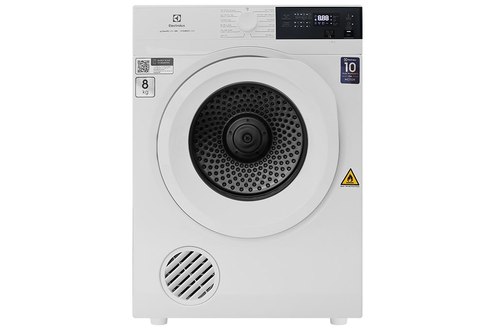 Máy sấy thông hơi Electrolux UltimateCare 8 kg EDV804H3WC Màu Trắng