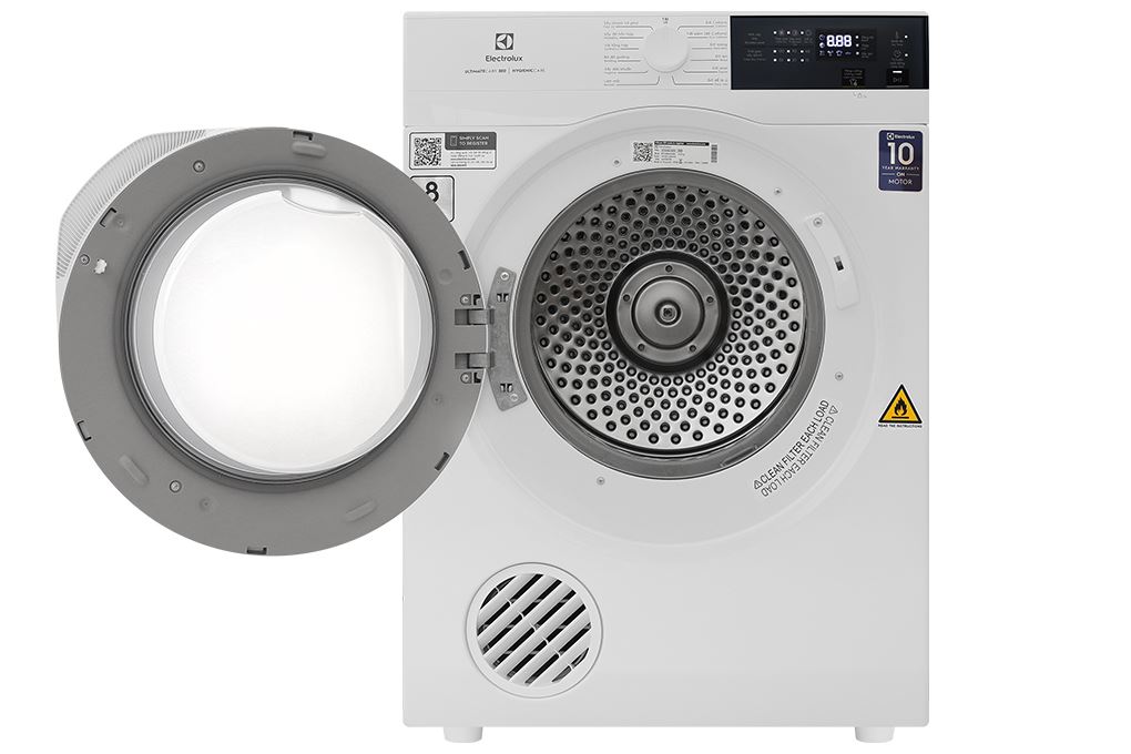 Máy sấy thông hơi Electrolux UltimateCare 8 kg EDV804H3WC Màu Trắng