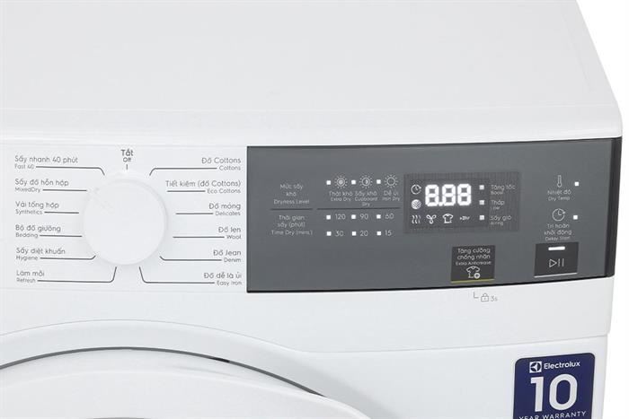 Máy sấy thông hơi Electrolux UltimateCare 9 kg EDV904H3WC Màu Trắng