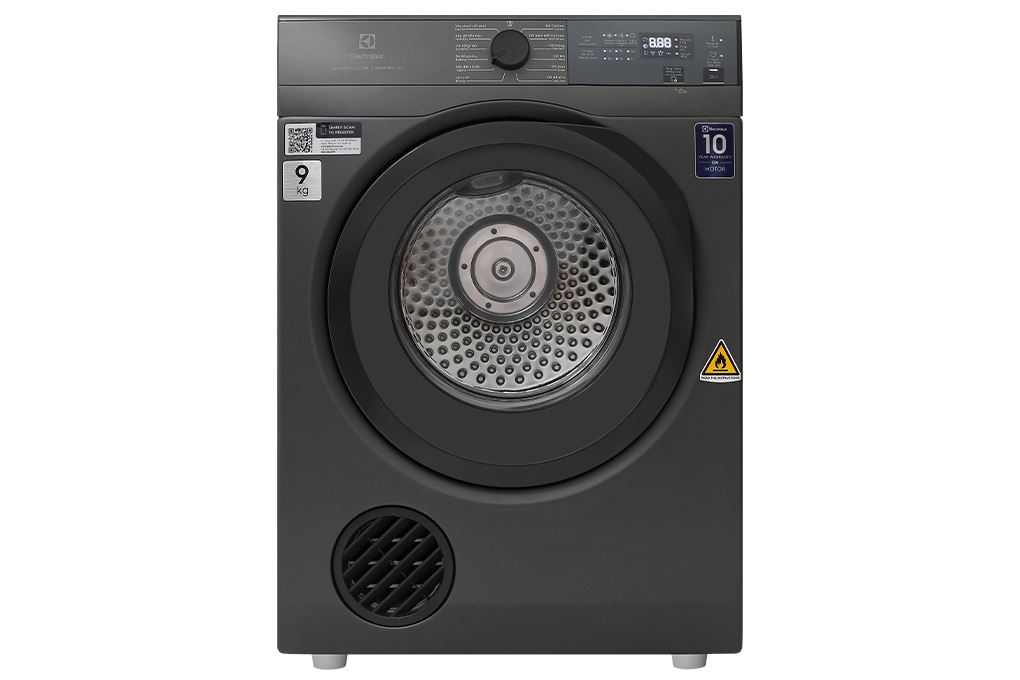 Máy sấy thông hơi Electrolux UltimateCare 9 kg EDV904N3SC Màu Đen - Xám