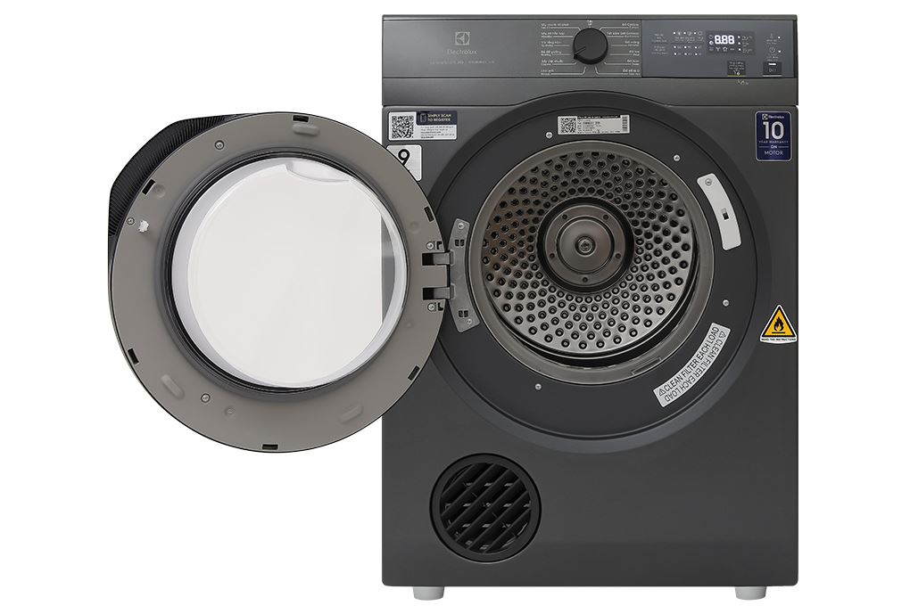 Máy sấy thông hơi Electrolux UltimateCare 9 kg EDV904N3SC Màu Đen - Xám