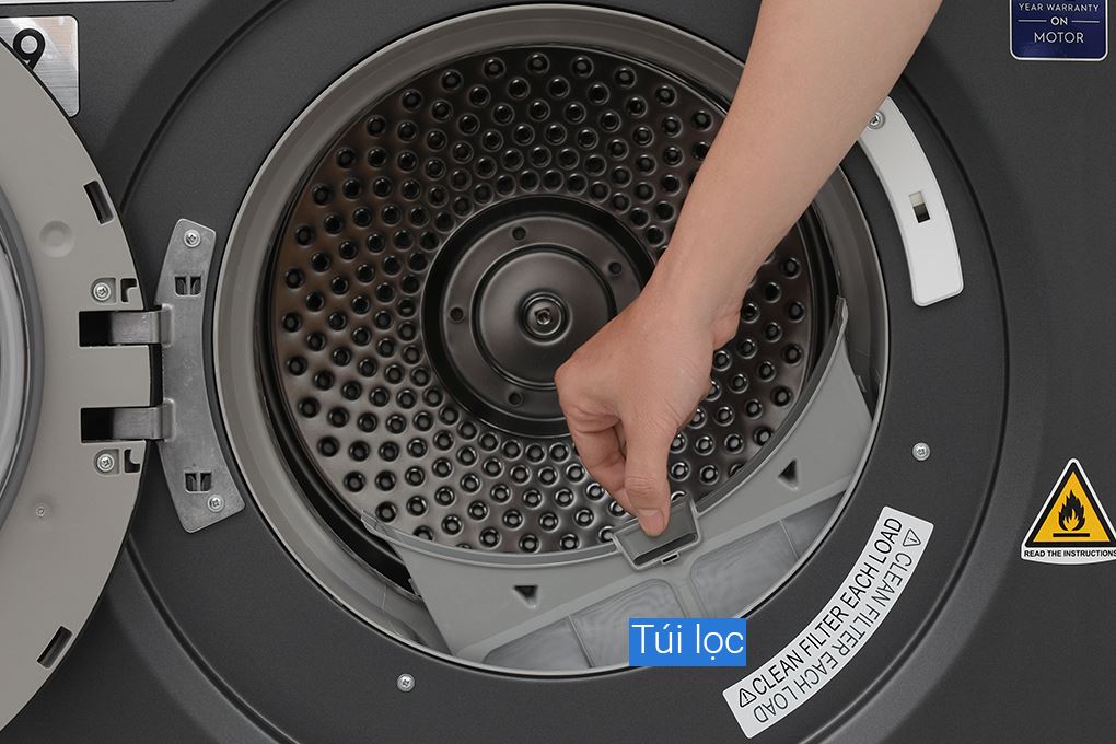 Máy sấy thông hơi Electrolux UltimateCare 9 kg EDV904N3SC Màu Đen - Xám