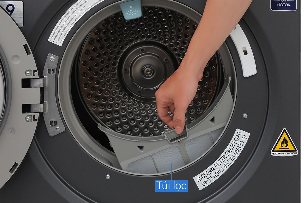 Máy sấy thông hơi Electrolux UltimateCare 9 kg EDS904N3SC Màu Đen - Xám