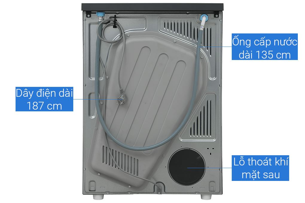 Máy sấy thông hơi Electrolux UltimateCare 9 kg EDS904N3SC Màu Đen - Xám