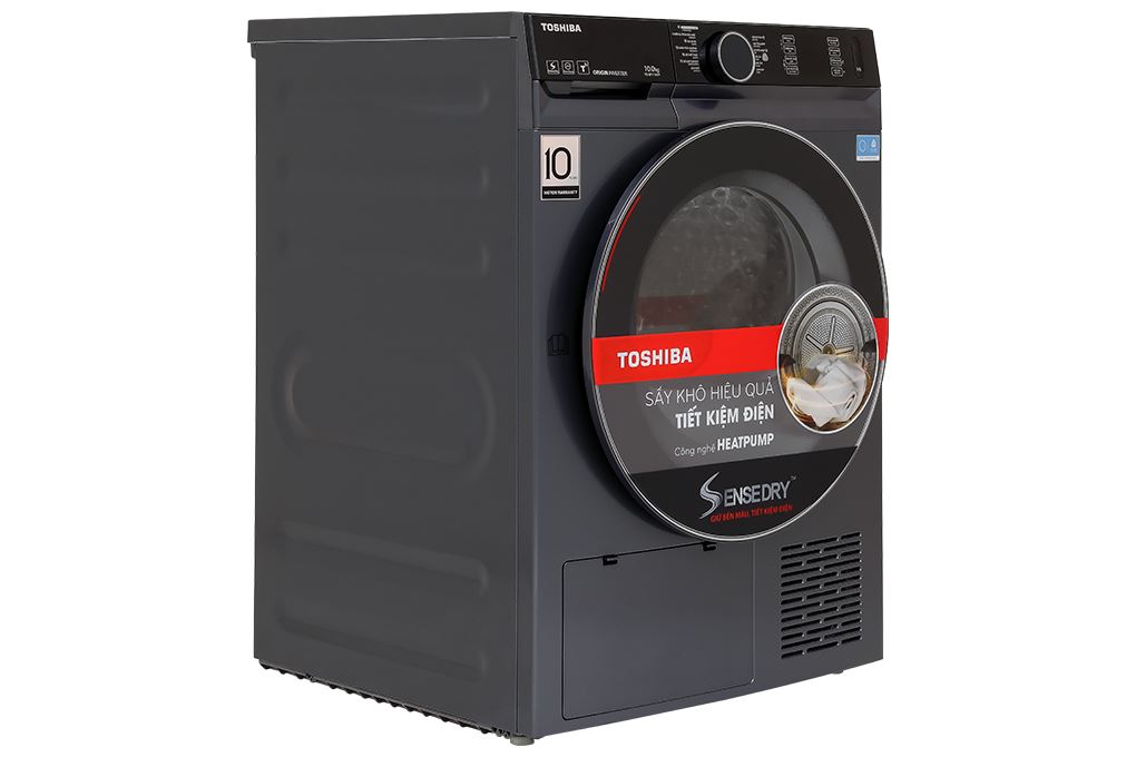 Máy sấy bơm nhiệt Toshiba 10 kg TD-BP110GHV(MG) Màu Xám đậm
