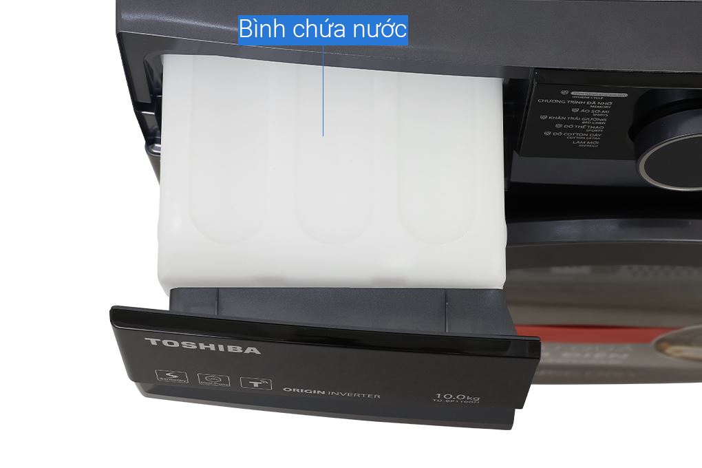 Máy sấy bơm nhiệt Toshiba 10 kg TD-BP110GHV(MG) Màu Xám đậm