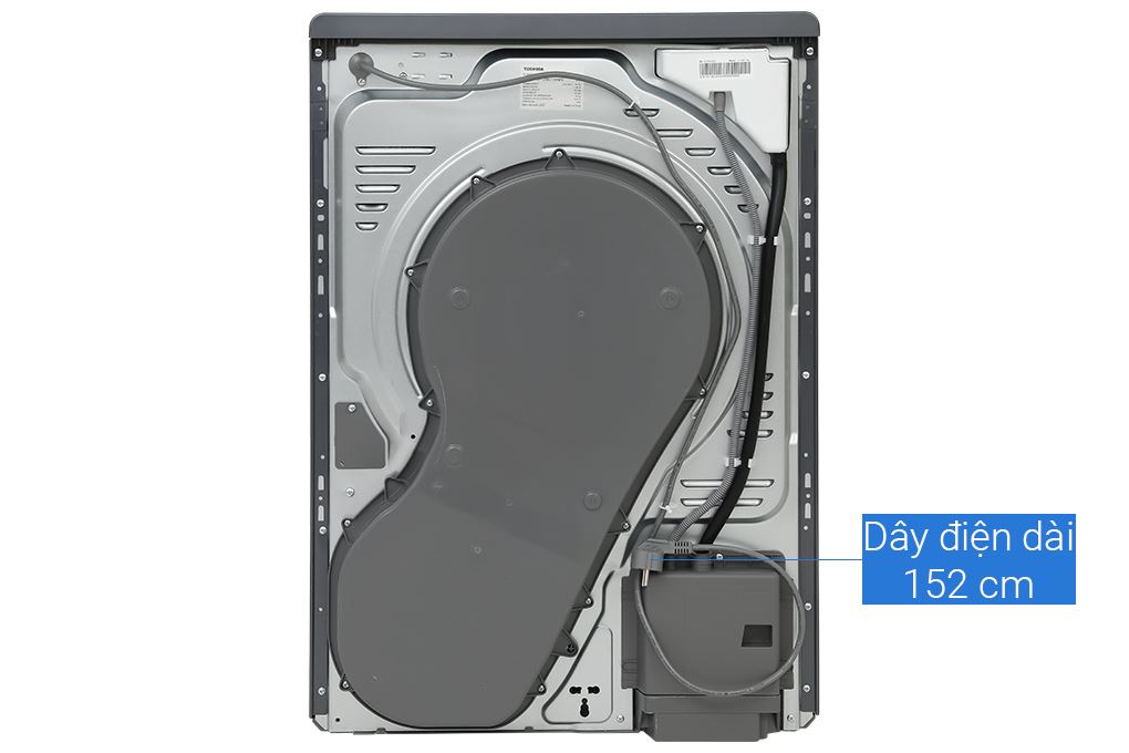 Máy sấy bơm nhiệt Toshiba 10 kg TD-T25BS110HWV(MG) Màu Xám đậm
