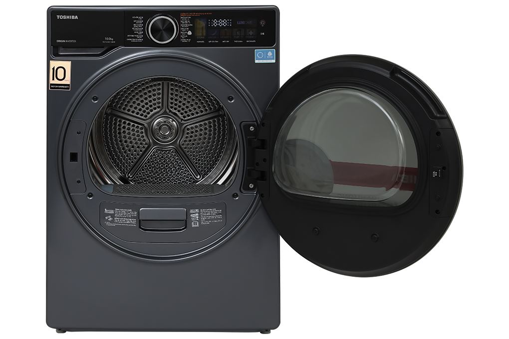Máy sấy bơm nhiệt Toshiba 10 kg TD-T25BS110HWV(MG) Màu Xám đậm