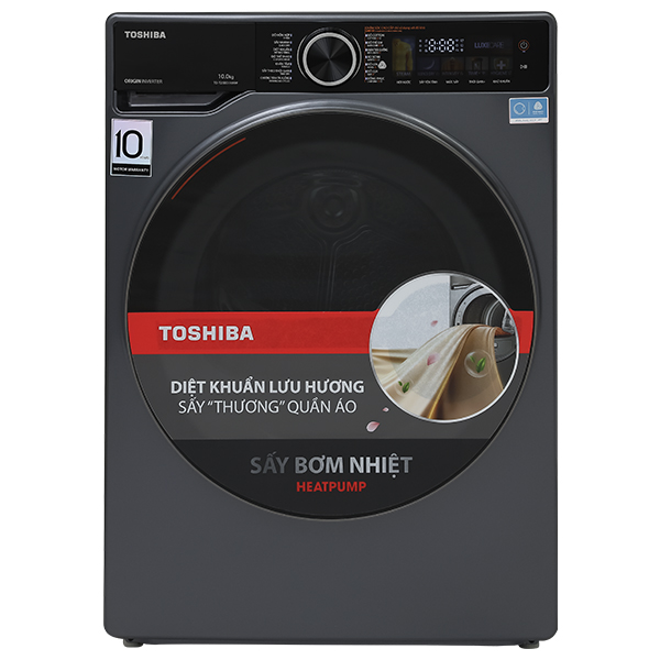 Máy sấy bơm nhiệt Toshiba 10 Kg TD-T25BS110HWV(MG)