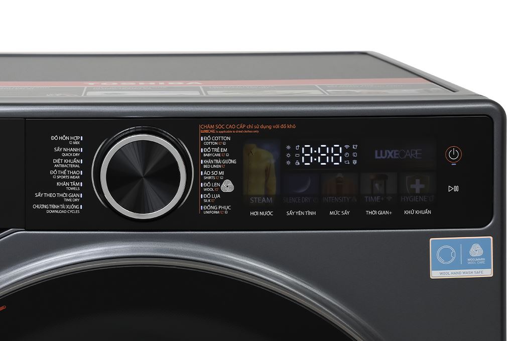 Máy sấy bơm nhiệt Toshiba 10 kg TD-T25BS110HWV(MG) Màu Xám đậm