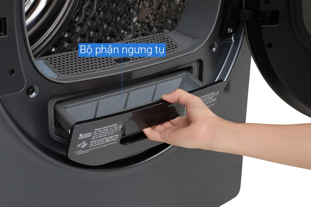 Máy sấy bơm nhiệt Toshiba 10 kg TD-T25BS110HWV(MG) Màu Xám đậm