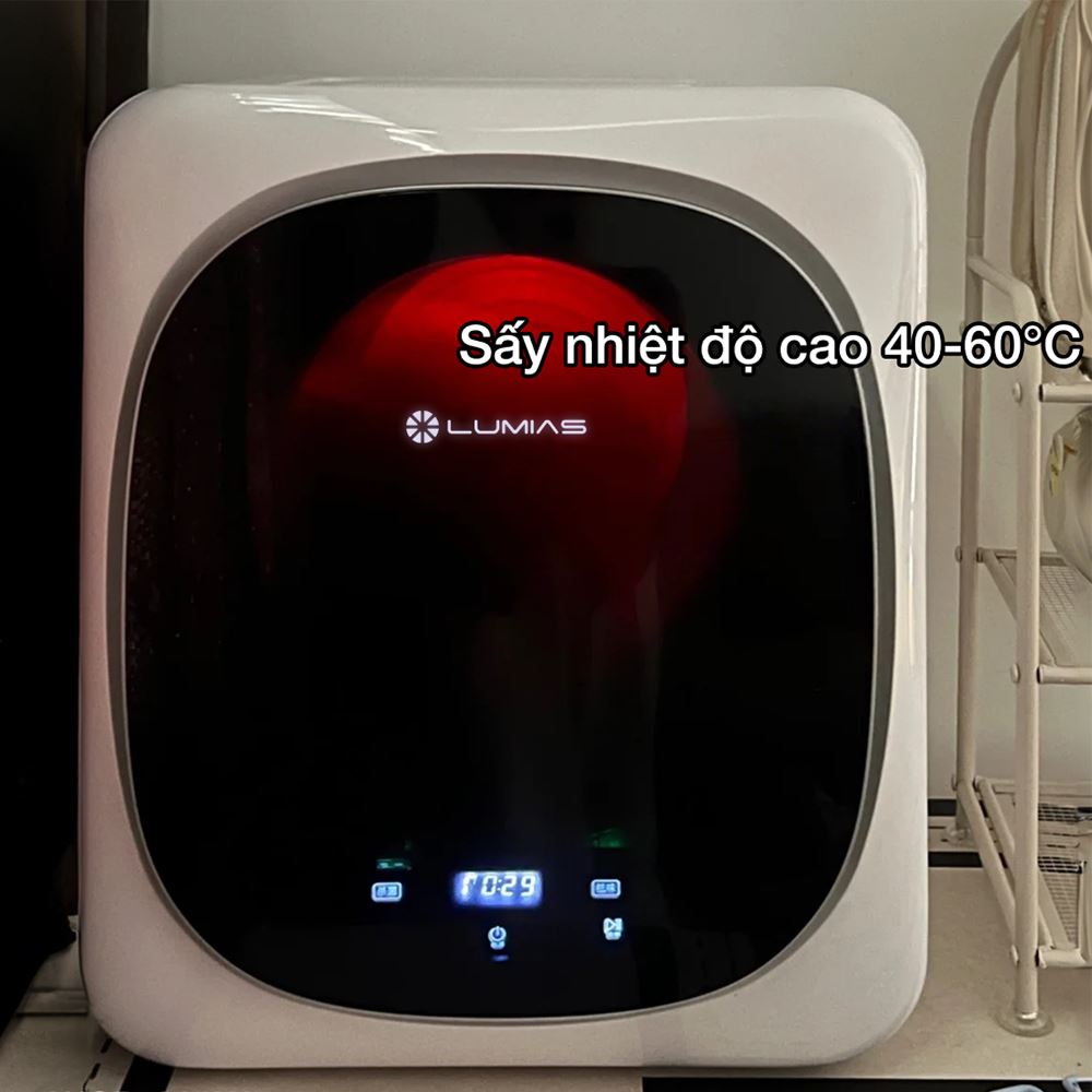 Máy sấy thông hơi LUMIAS 4 kg WCD-800W Màu Trắng - Đen