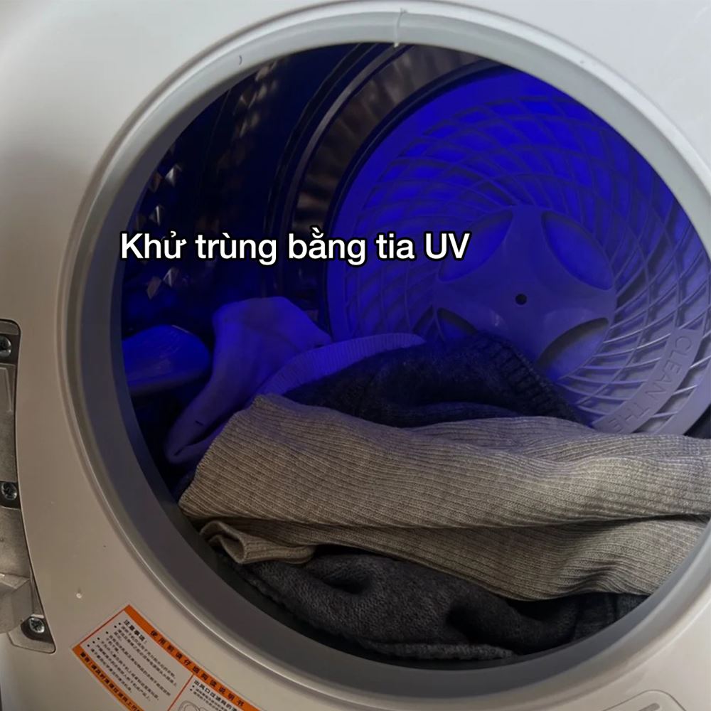 Máy sấy thông hơi LUMIAS 4 kg WCD-800W Màu Trắng - Đen