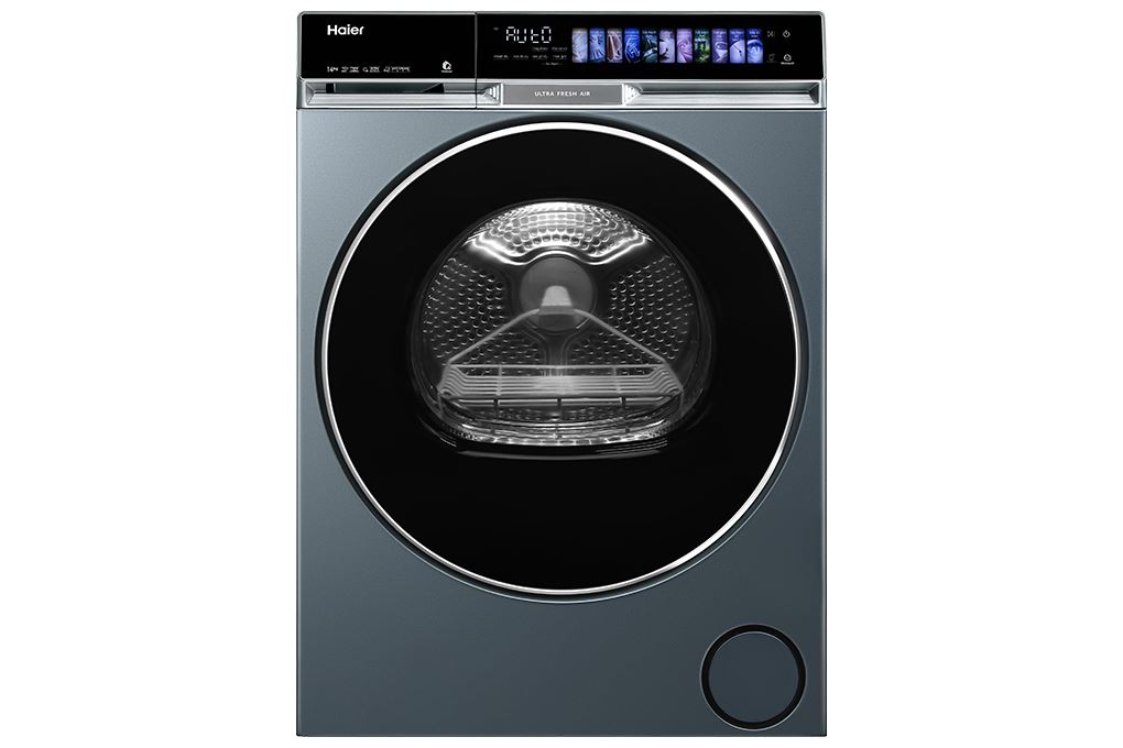 Máy sấy bơm nhiệt Haier 14 kg HD140-AR387GNU1 Màu Đen - Xám