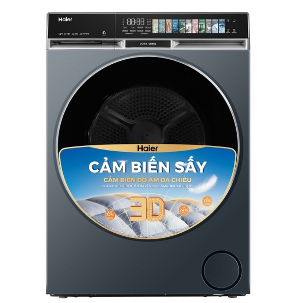 Máy sấy bơm nhiệt Haier 14 Kg HD140-AR387GNU1