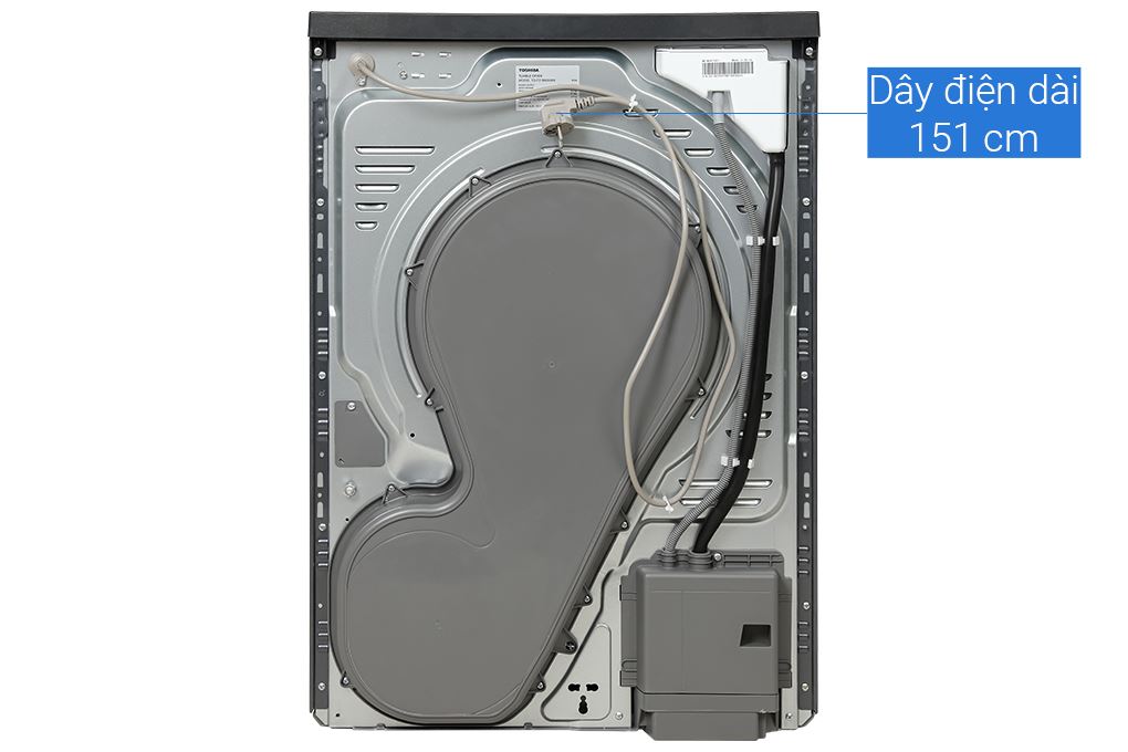Máy sấy bơm nhiệt Toshiba 8 kg TD-T21B90HWV(MG) Màu Xám đậm