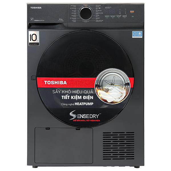 Máy sấy bơm nhiệt Toshiba 8 Kg TD-T21B90HWV(MG)