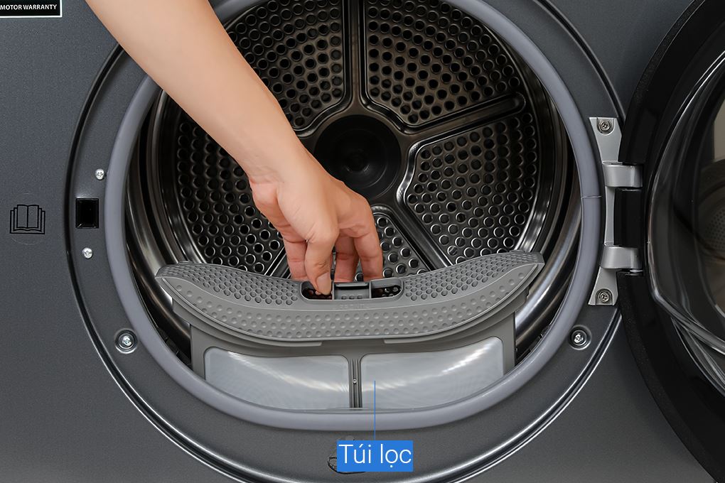 Máy sấy bơm nhiệt Toshiba 8 kg TD-T21B90HWV(MG) Màu Xám đậm
