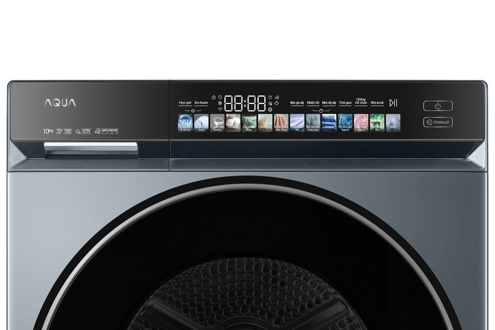 Máy sấy bơm nhiệt Aqua 10 kg AD10-AR377U1L GN Màu Đen