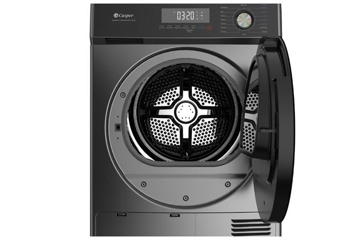 Máy sấy bơm nhiệt Casper 9 kg TD-P9HG1 Màu Xám