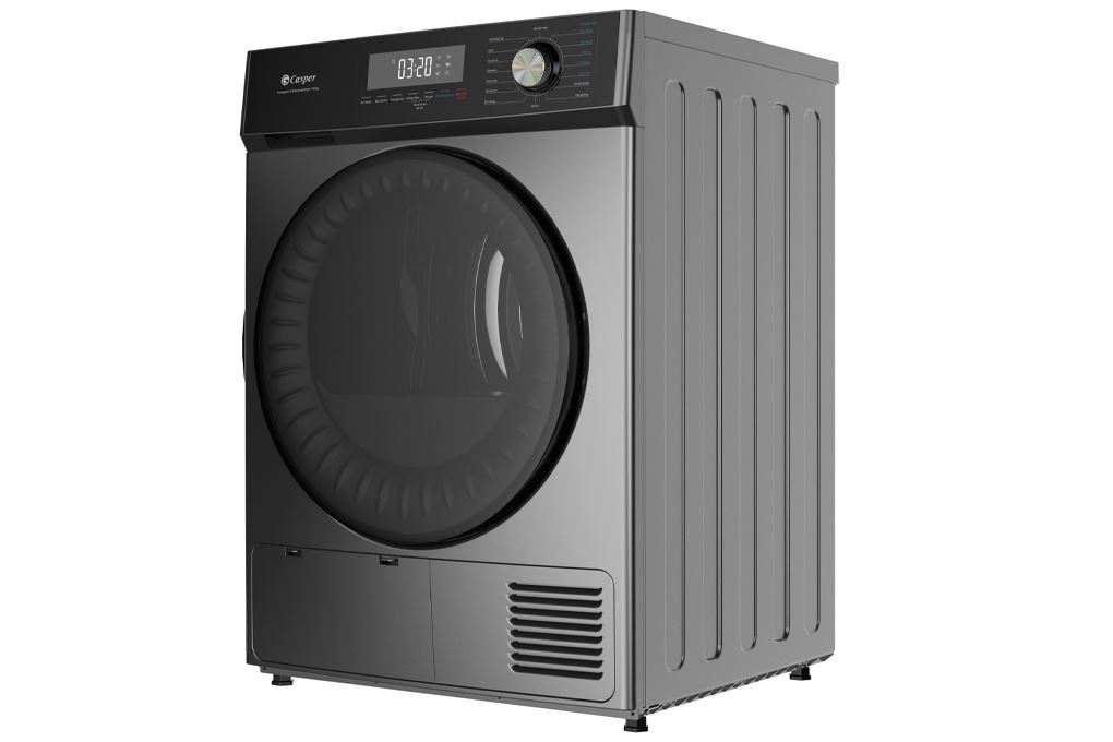 Máy sấy bơm nhiệt Casper 9 kg TD-P9HG1 Màu Xám