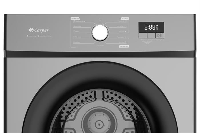 Máy sấy thông hơi Casper 9 kg TD-E9VG1 Màu Xám