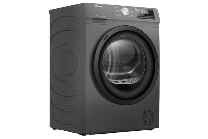 Máy sấy bơm nhiệt Hisense 8 kg DH80N1T Màu Đen