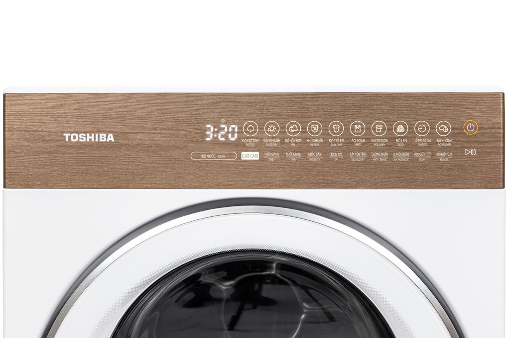 Máy sấy bơm nhiệt Toshiba 9 kg TD-T37BS100HWV(WT) Màu Trắng