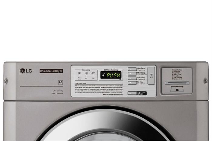 Máy sấy thông hơi công nghiệp LG 10.2 kg CDG27RUQES Màu Xám