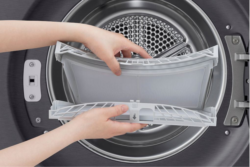Máy sấy bơm nhiệt LG 12 kg RX12VHP3K Màu Đen