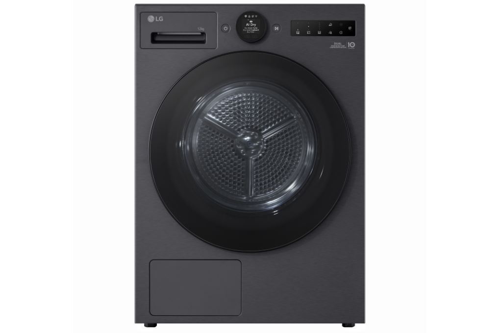 Máy sấy bơm nhiệt LG 12 kg RX12VHP3K Màu Đen