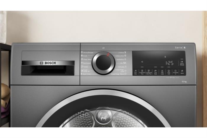 Máy sấy bơm nhiệt Bosch 10 kg WQG25303SG Màu Ghi đen