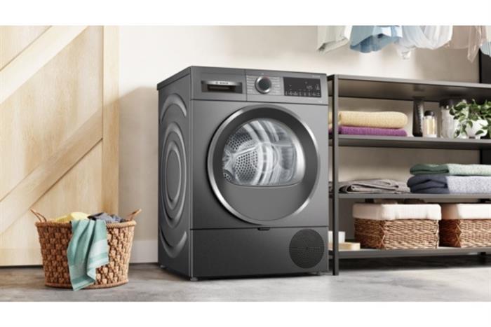 Máy sấy bơm nhiệt Bosch 10 kg WQG25303SG Màu Ghi đen