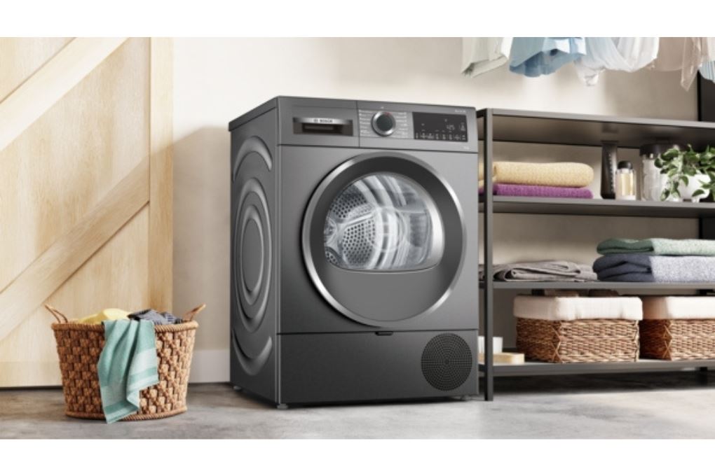 Máy sấy bơm nhiệt Bosch 10 kg WQG25303SG Màu Ghi đen