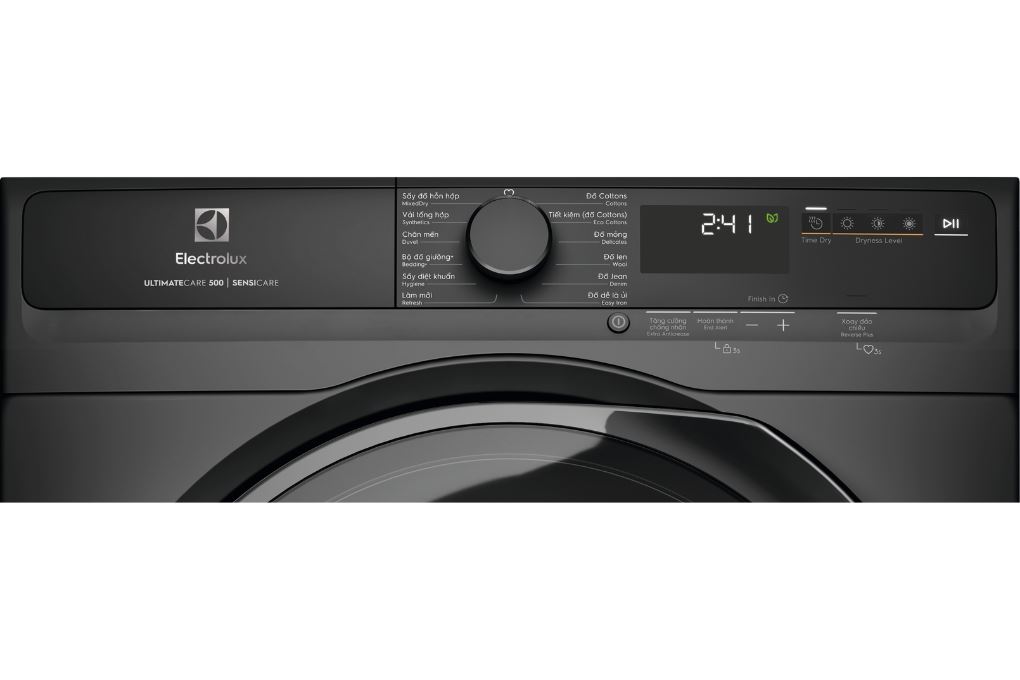 Máy sấy bơm nhiệt Electrolux 8 kg EDH803J5SCR Màu Đen