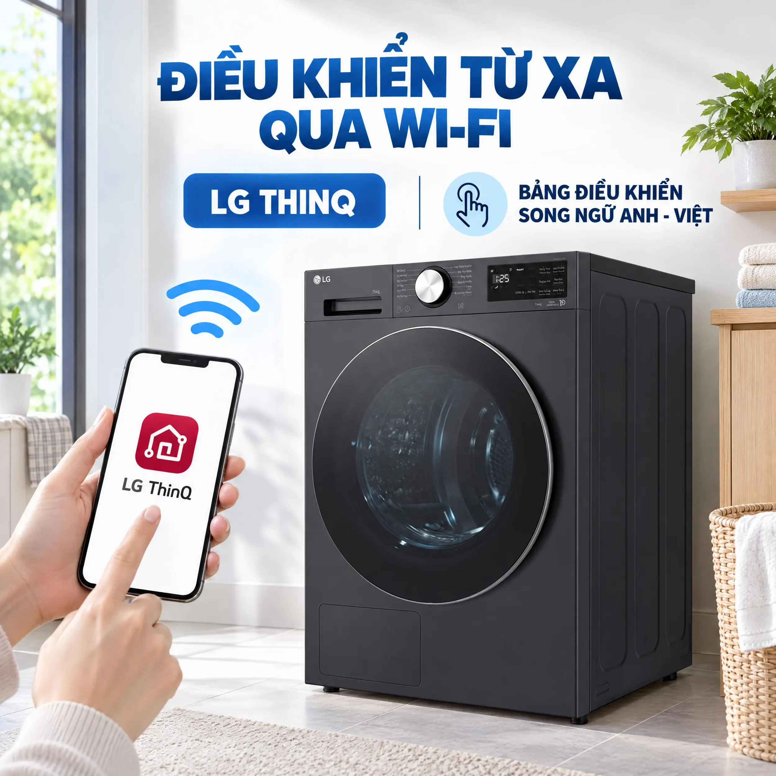 Máy sấy bơm nhiệt LG 11 kg RX11VHP5G1 - Điều khiển từ xa Máy sấy bơm nhiệt LG 11 kg RX11VHP5G1 - Điều khiển từ xa