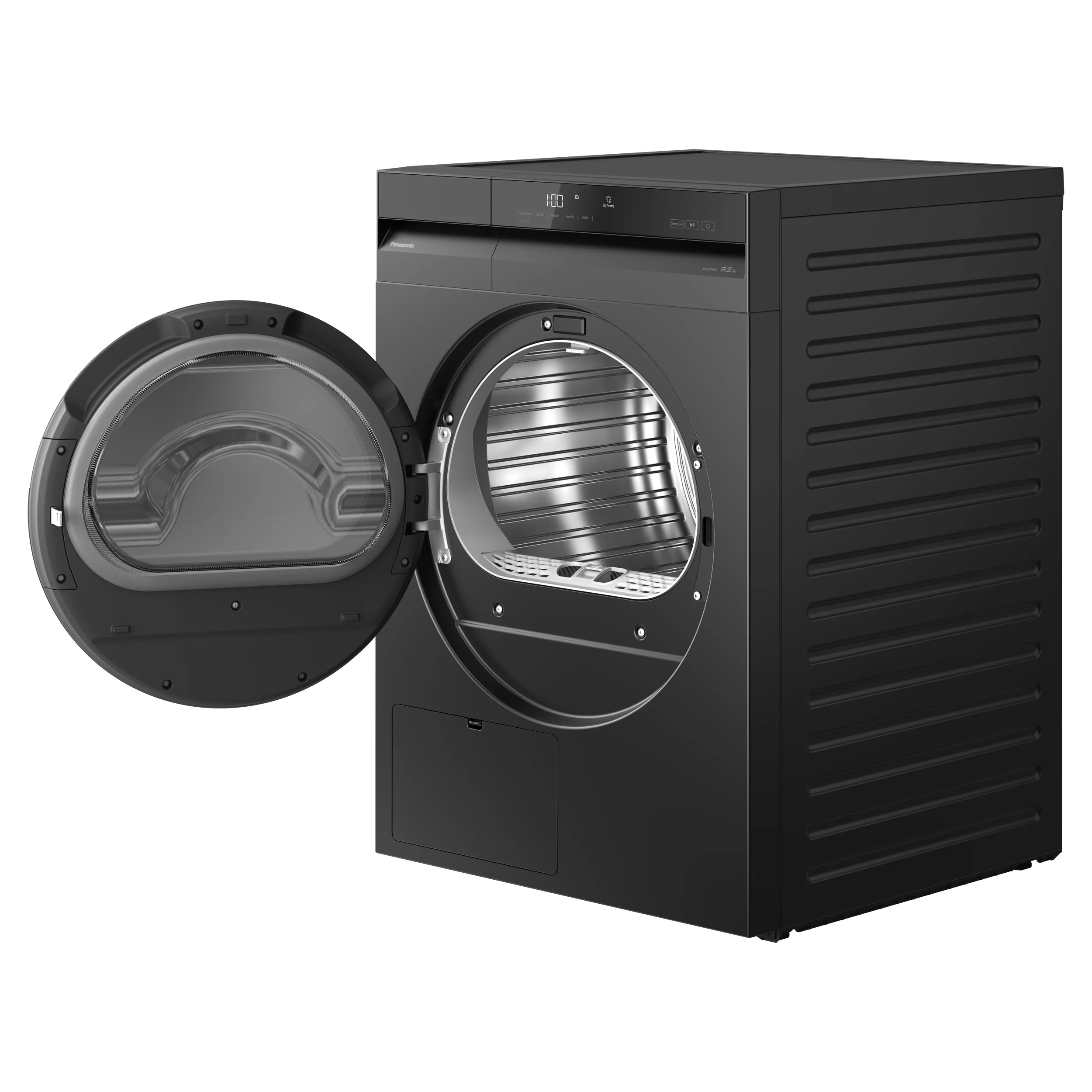 Máy sấy bơm nhiệt Panasonic 9.5kg NH-XJ19D2BVT Màu Đen