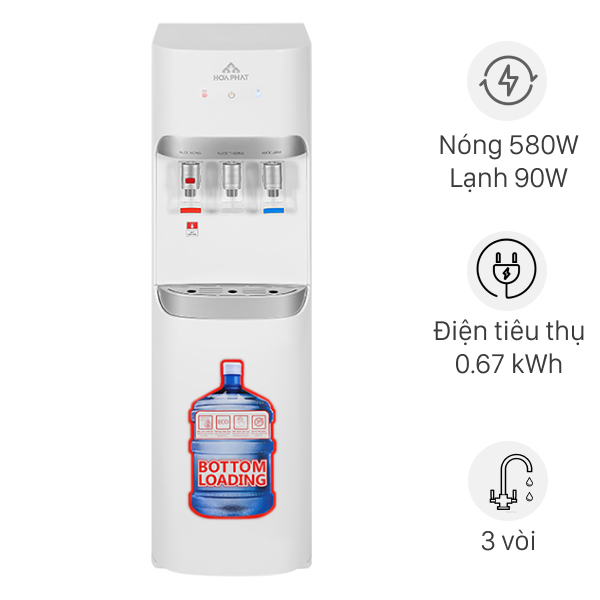 Cây nước nóng lạnh Hòa Phát HHC383 670W